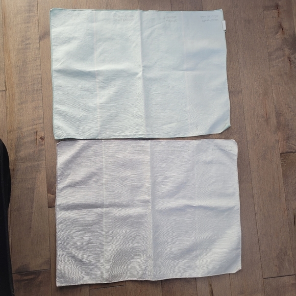 Set of 2 Leif green and purple paint chip placemats - Picture 2 of 7